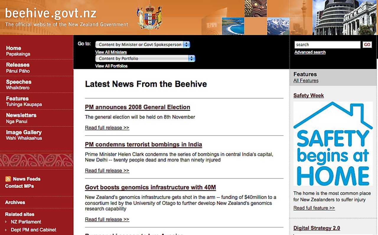 Beehive govt nz Beehive govt nz