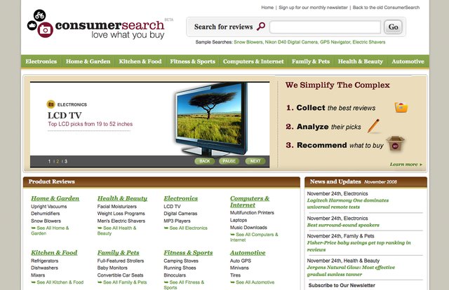 Consumer search Consumer search