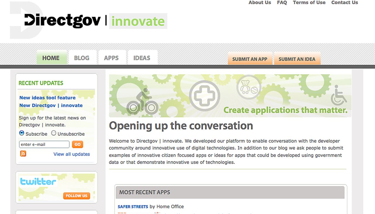 Directgov innovate Directgov innovate