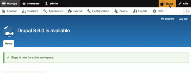 Drupal Workspaces The Workspaces module in Drupal 8.6