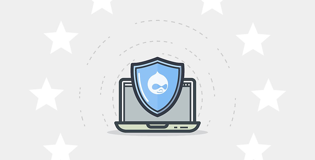 European Commission Drupal security bug bounty An image of a shield with the Drupal mascot