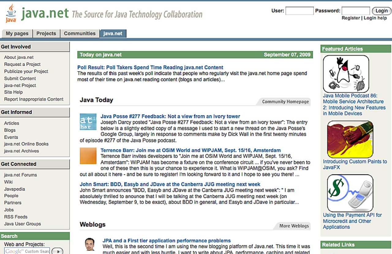 Java net Java net