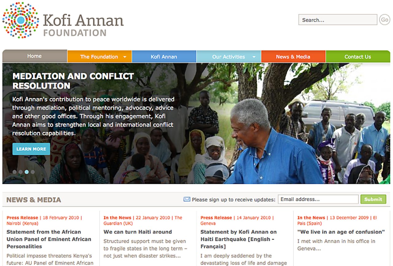 Kofi annan foundation Kofi annan foundation