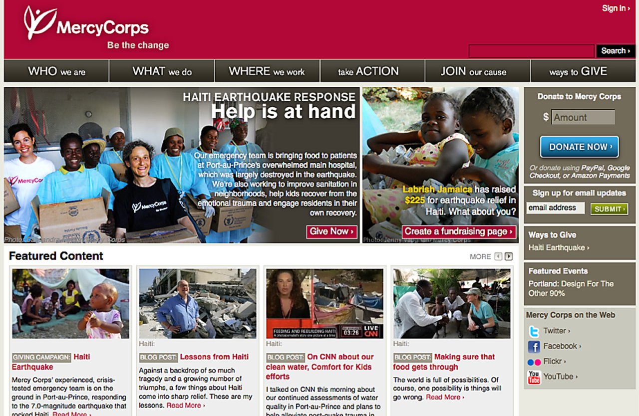 Mercy corps Mercy corps