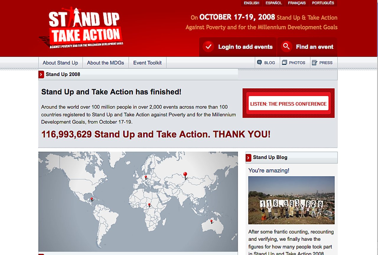 Stand against poverty Stand against poverty