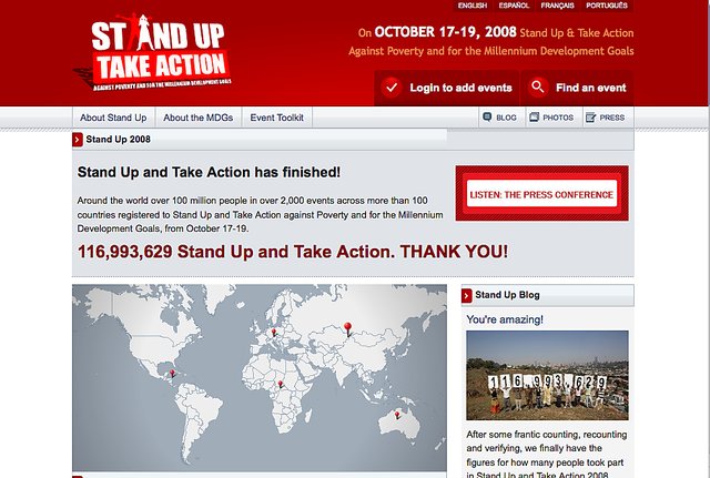 Stand against poverty Stand against poverty