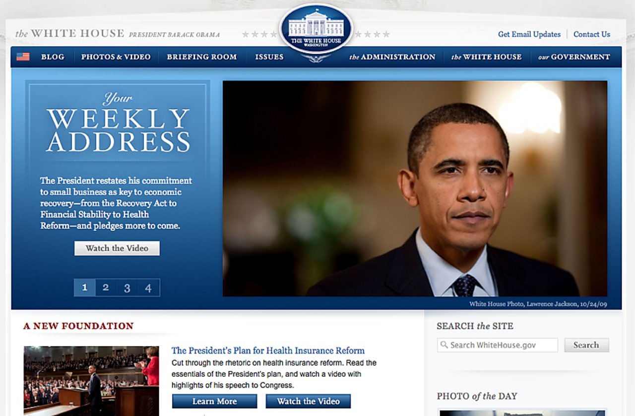 Whitehouse.gov using Drupal | Dries Buytaert