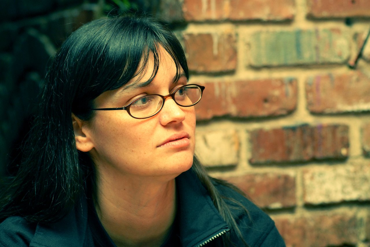 A person with glasses and dark hair looks to the side at DrupalCon Yahoo! in Sunnyvale, 2007.