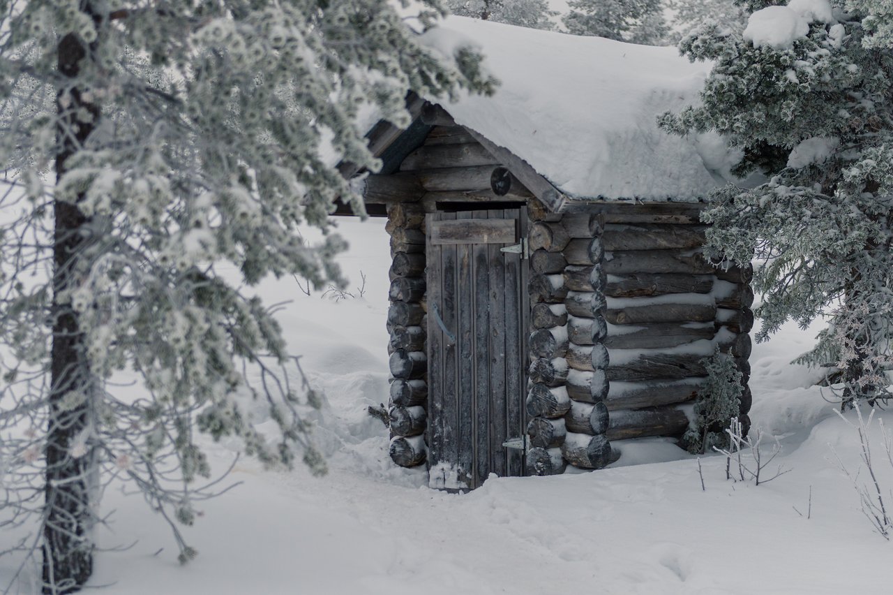 Outhouse in the arctic circle