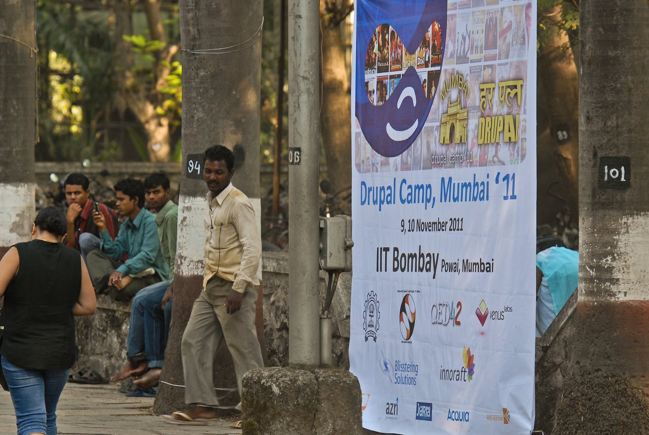 Drupalcamp mumbai sign