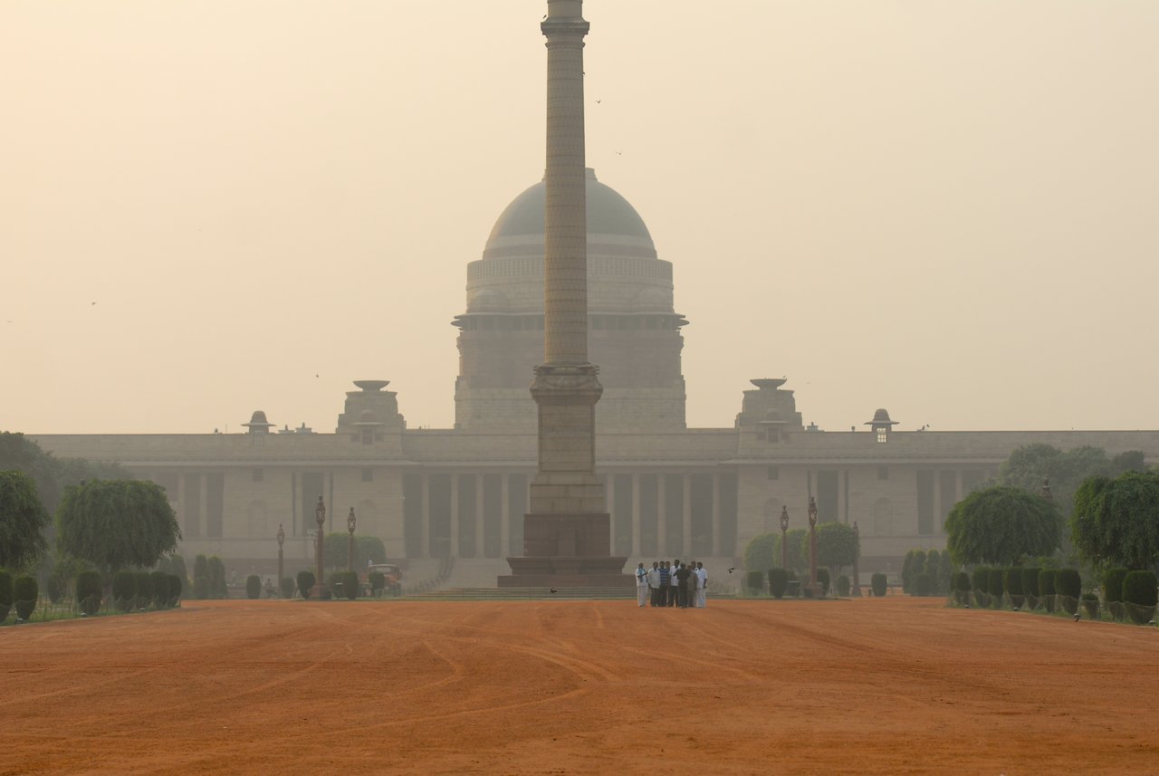 Presidential palace in new delhi