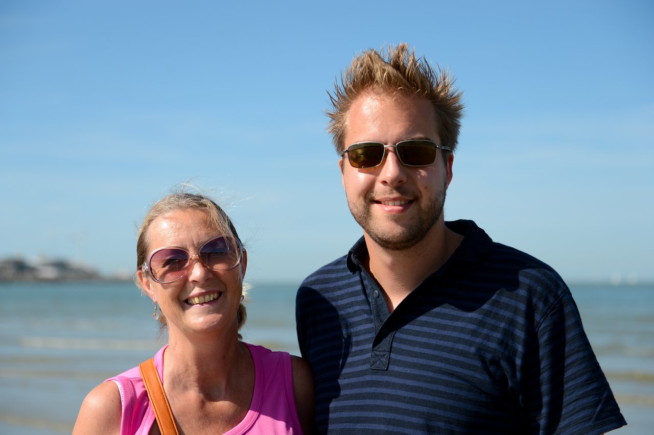 Dries and mom