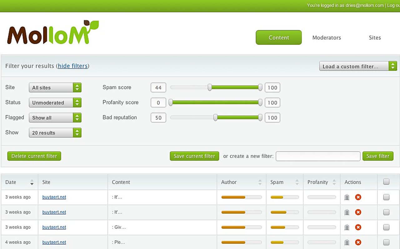 Moderation ui december Moderation ui december