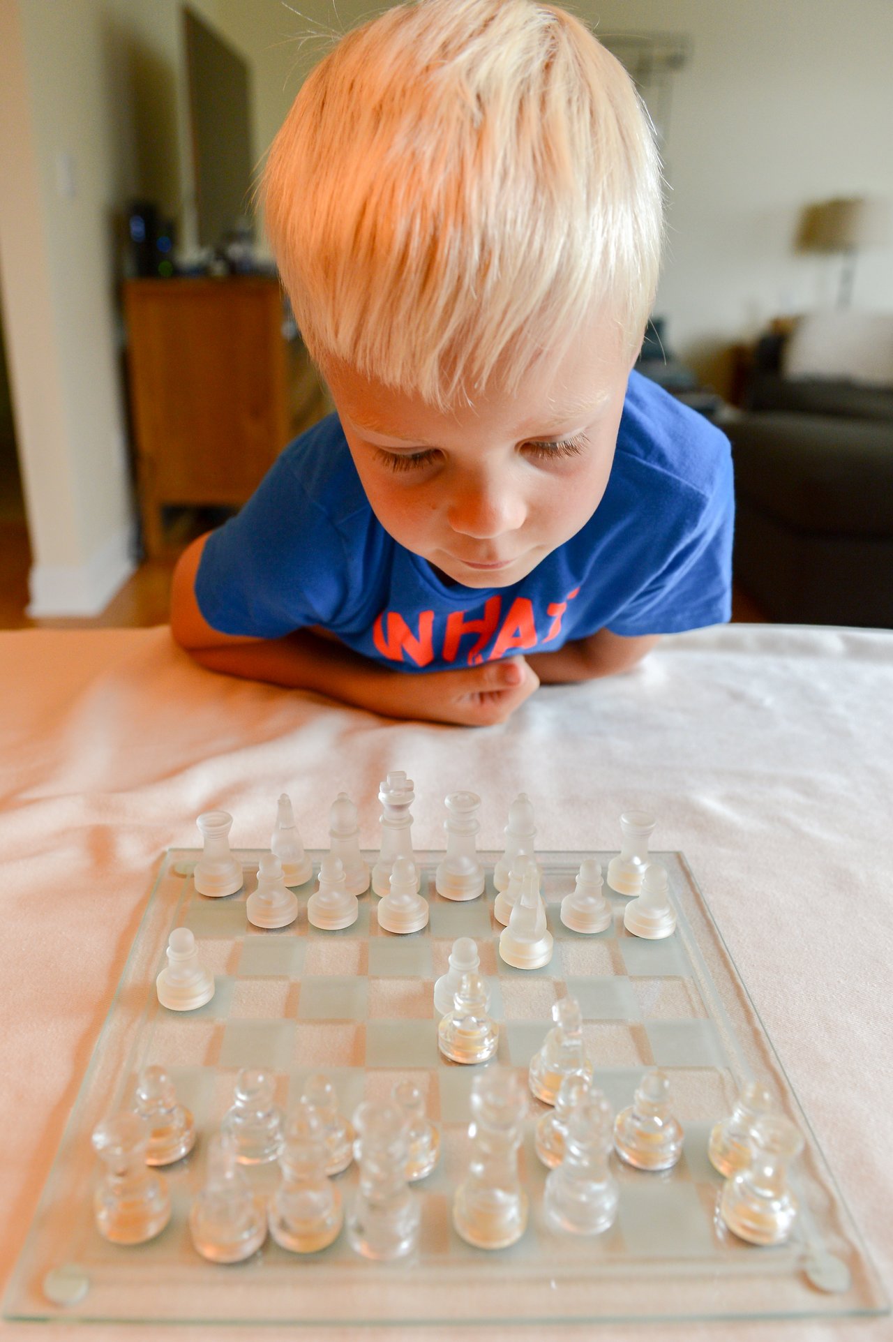 Axl playing chess