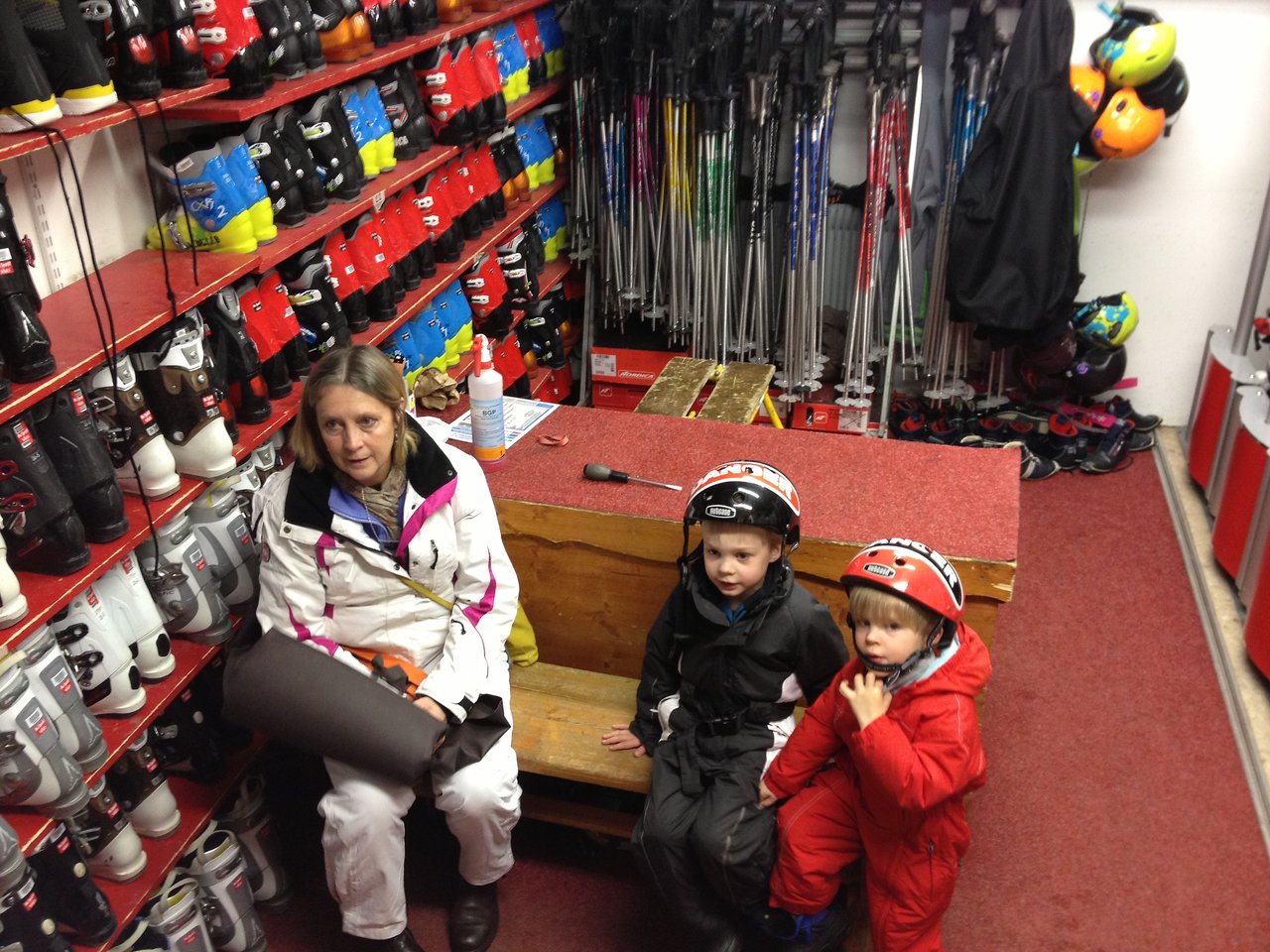 Renting skis