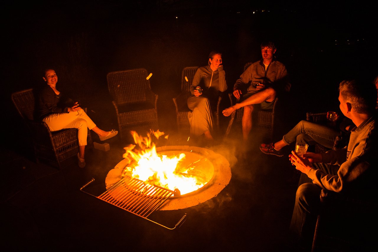 Campfire with friends