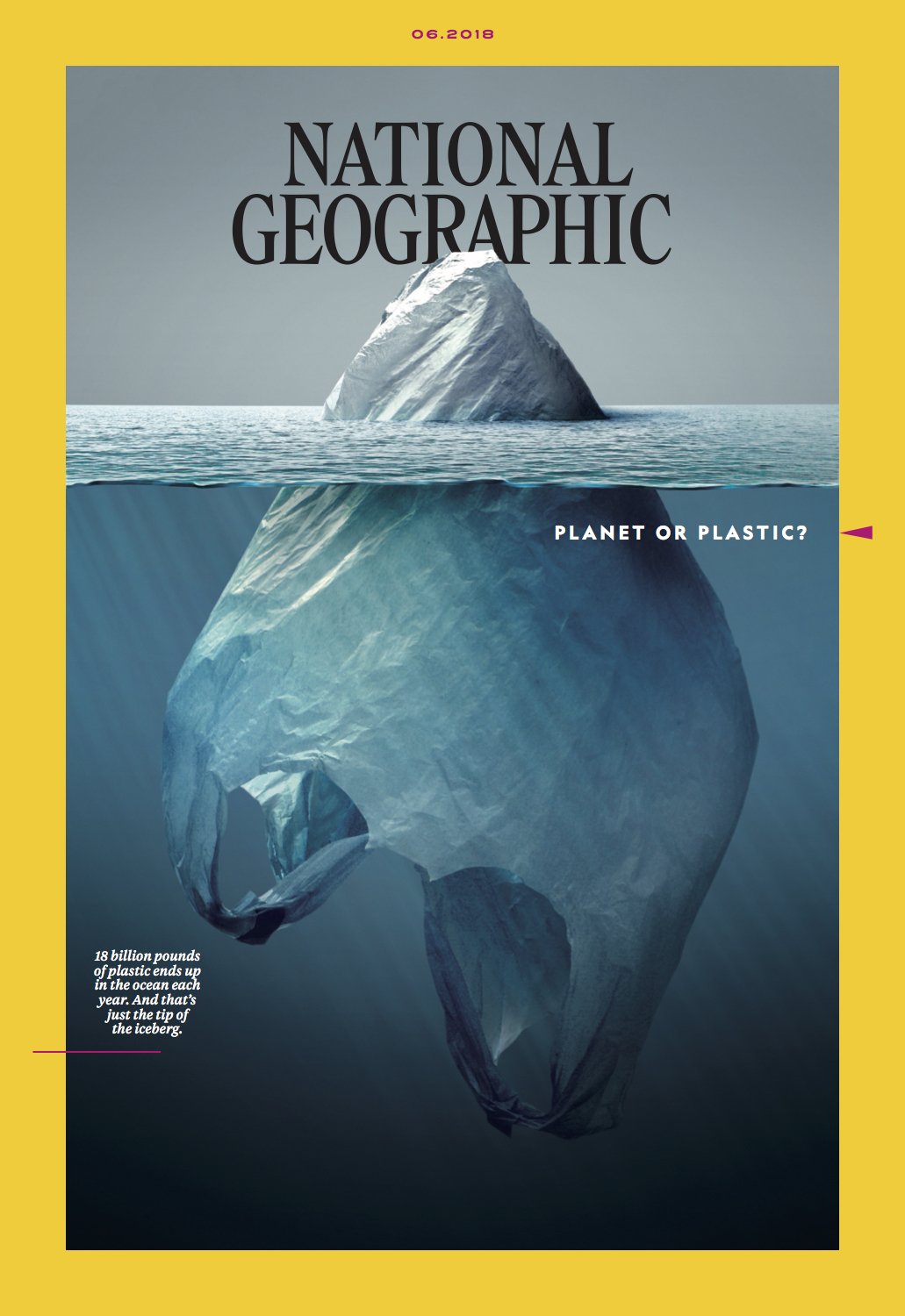 National Geographic's "Planet or plastic?" cover
