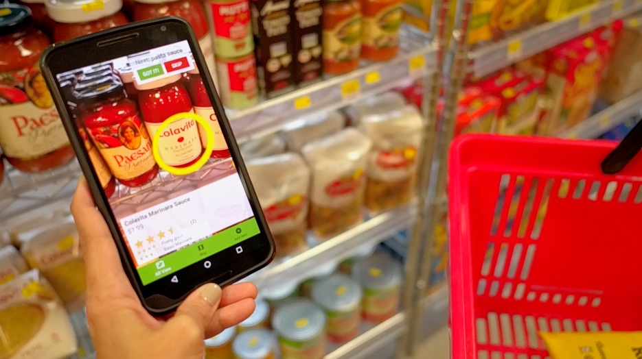 How augmented reality can be used to superimpose product information