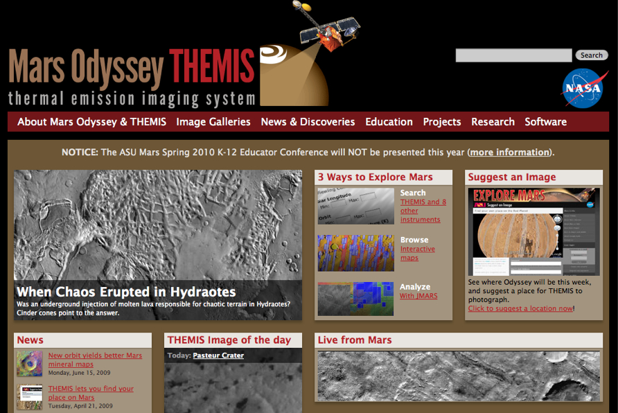 Mars odyssey themis