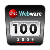 CNET Webware 100 award badge from 2009, recognizing Drupal as a winner.