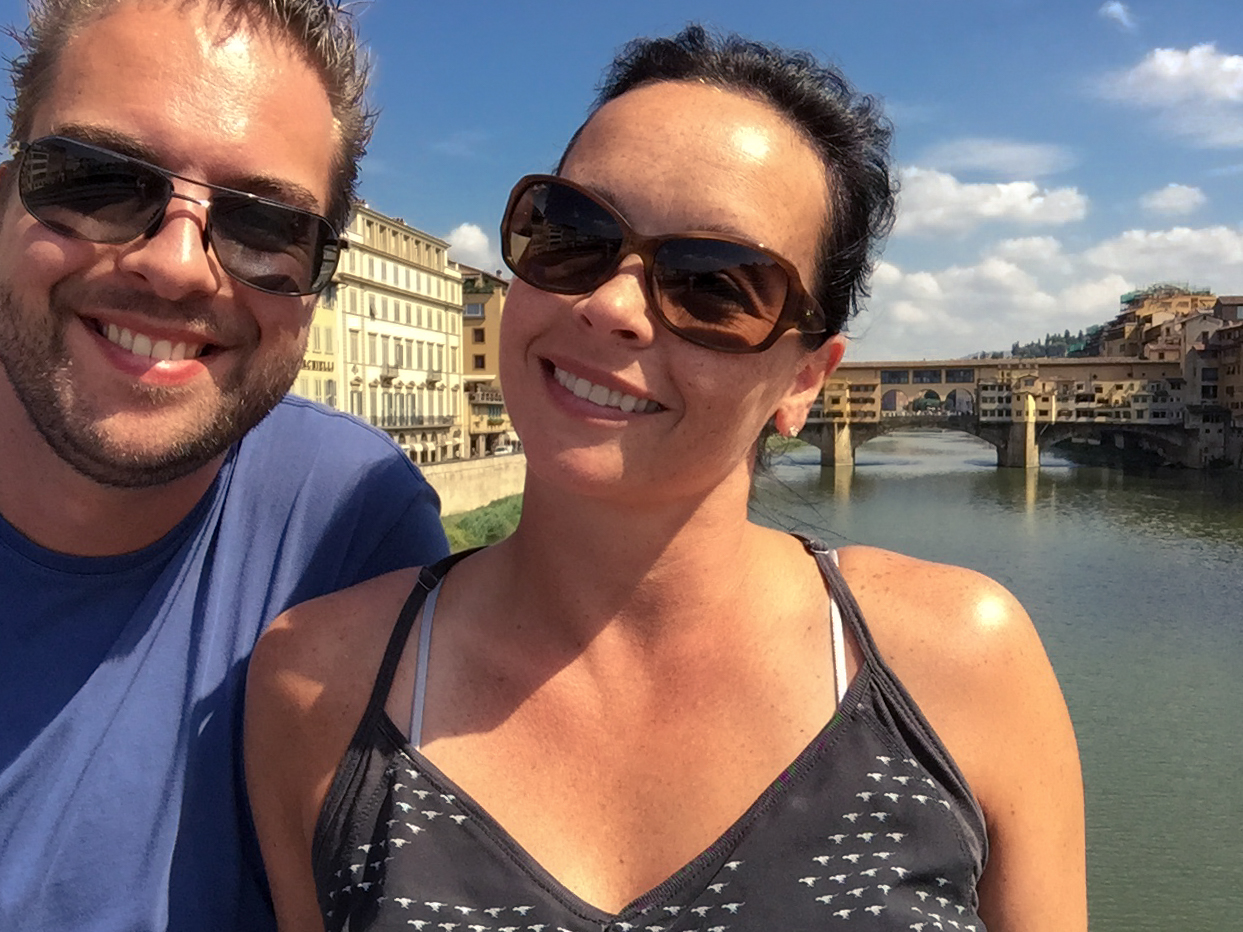 Selfie with ponte vecchio